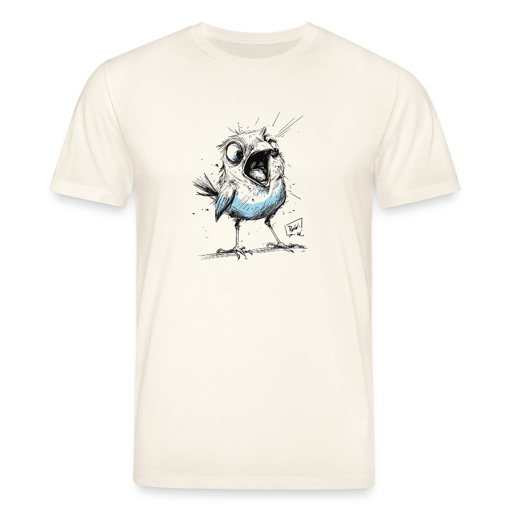 Screaming Bird - Unisex Bio-T-Shirt - Naturweiß
