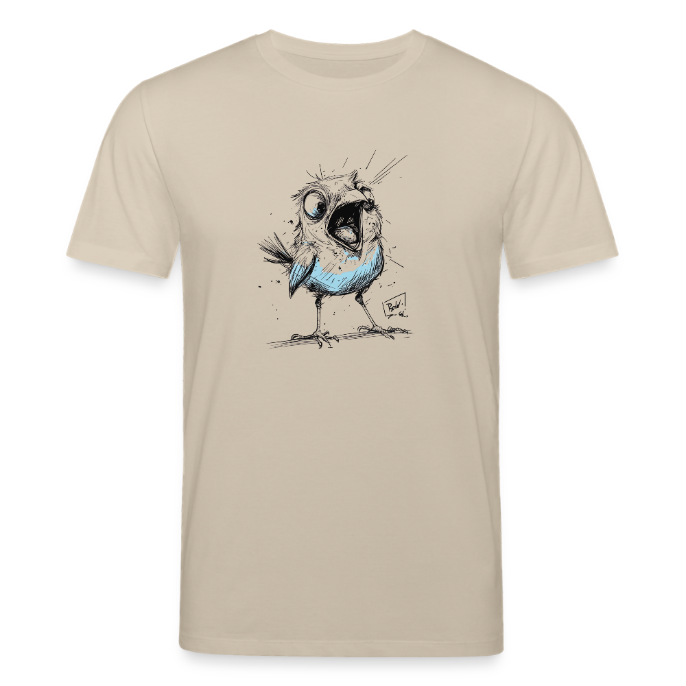 Screaming Bird - Unisex Bio-T-Shirt - Beige