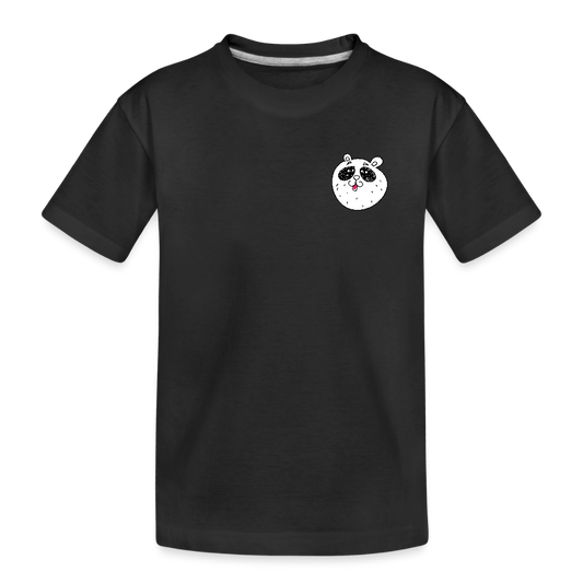 Happy Panda - Teenager Premium Bio T-Shirt - Schwarz